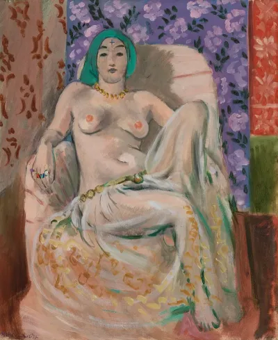 Moorish Woman The Raised Knee Femme Mauresque Le Genou Leve