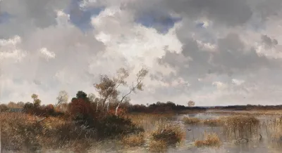 Mooslandschaft Im Herbst