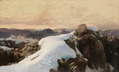Morgen Auf Bergeshohe
