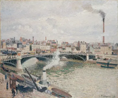 Morning An Overcast Day Rouen
