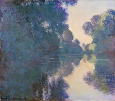 Morning On The Seine Near Giverny