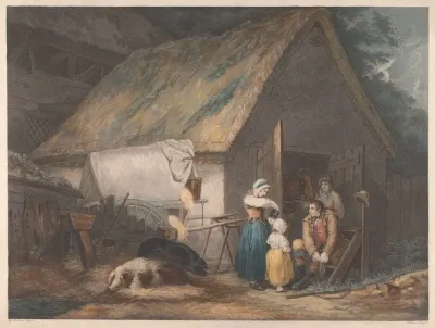 Morning Or The Higlers Preparing For Market