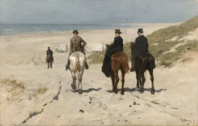 Morning Ride Along The Beach 2