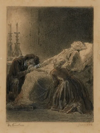 Mort De Jean Valjean Nuit Derriere Laquelel Il Y A Le Jour
