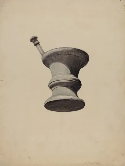 Mortar And Pestle Sign