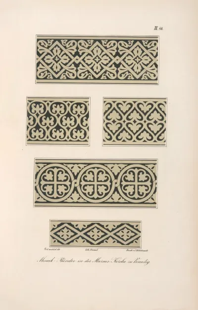 Mosaik Bander In Der Markus Kirche Zu Venedig 2
