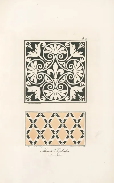 Mosaik Fussboden Im Dom Zu Spoleto