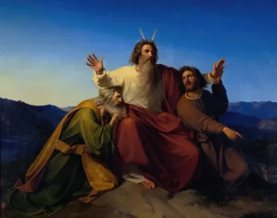 Moses Aaron And Hur