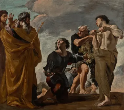 Moses And The Messengers From Canaan