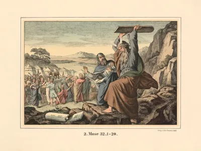 Moses Breaks The Tablets Of The Law