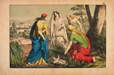 Moses Is Saved By Pharaohs Daughter 5
