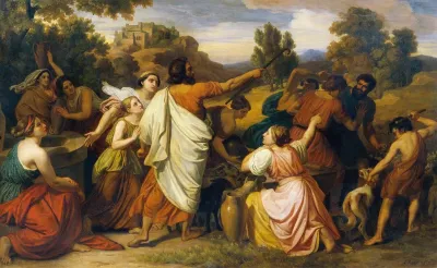Moses Protects The Daughters Of Requel
