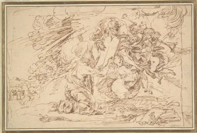 Moses Receiving The Tablets Of The Law