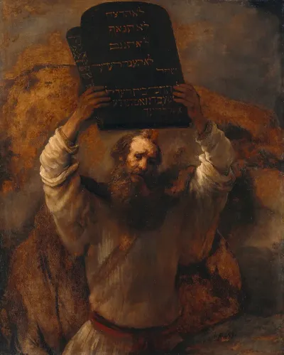 Moses Smashing The Tablets Of The Law