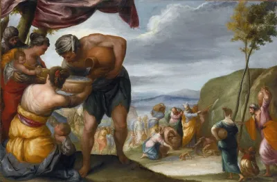 Moses Striking The Rock 4
