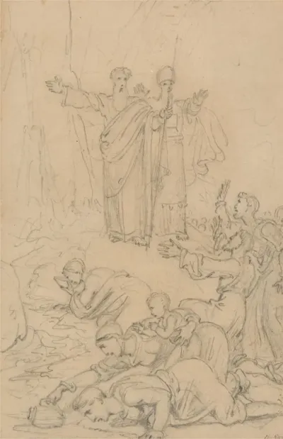 Moses Striking The Rock 9