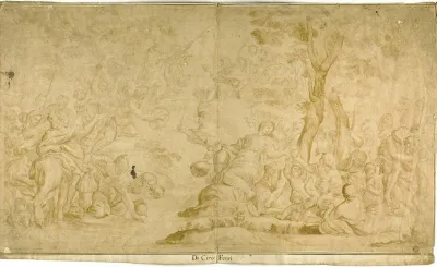 Moses Tapping The Rock
