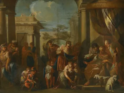 Moses Trampling On Pharaohs Crown
