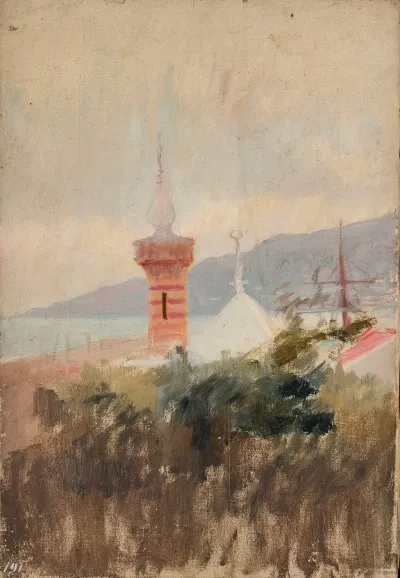 Mosque In Alupka From The Journey To Crimea