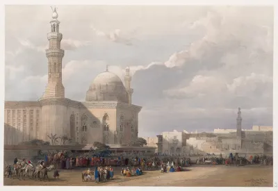 Mosque Of Sultan Hassan From The Great Square Of The Rumeyleh