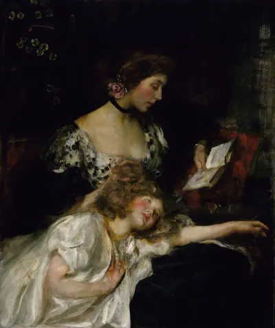 Mother And Child Lady Shannon And Kitty