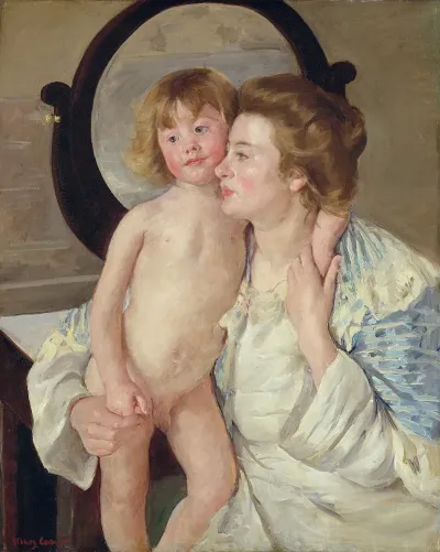 Mother And Child The Oval Mirror