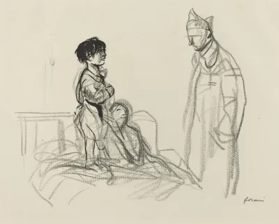 Mother And Child Visited By Soldier In Hospital