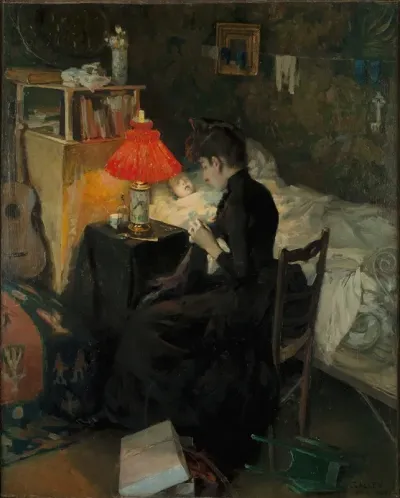Mother With Sick Child