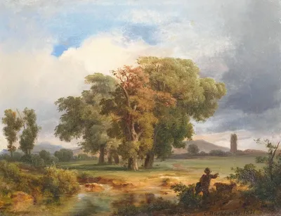 Motif Of The Cascina In Pisa