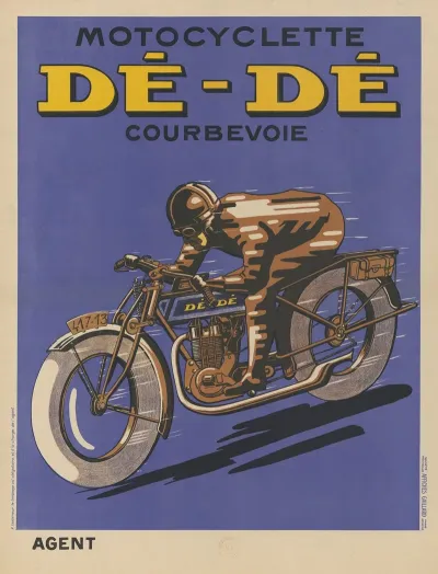 Motocyclette De De Courbevoie
