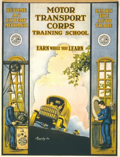 Motor Transport Corps Training School Earn While You Learn