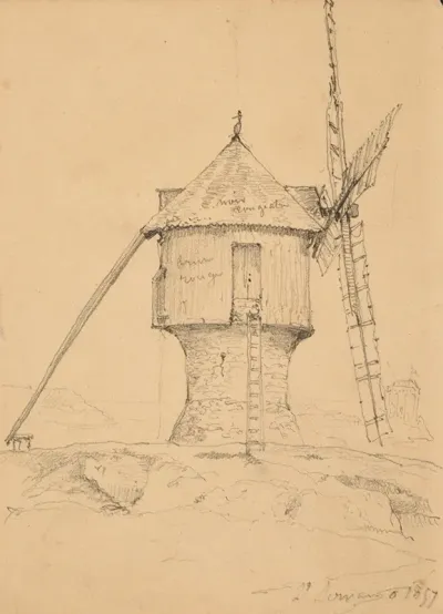 Moulin A Vent A Saint Servan