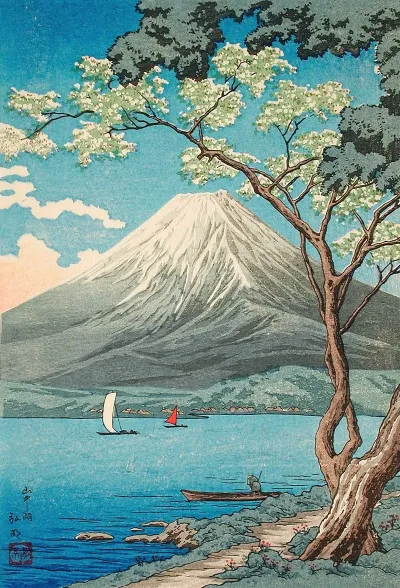 Mount Fuji From Lake Yamanaka
