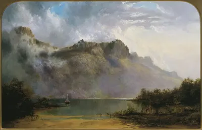 Mount Olympus Lake St Clair Tasmania The Source Of The Derwent