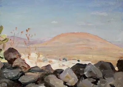 Mount Tabor From The Journey To Palestine