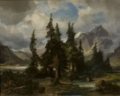 Mountain Landscape From Norway