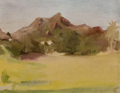 Mountain Landscape From The Journey To India