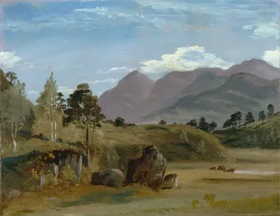 Mountain Landscape Possibly In The Lake District