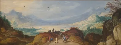 Mountain Landscape With A Lake