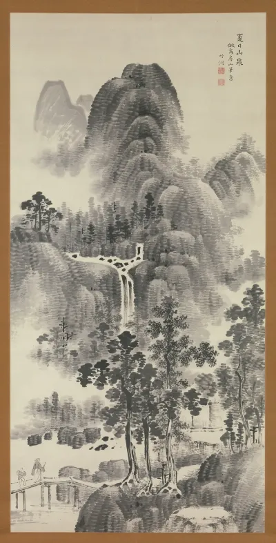 Mountain Stream On A Summer Day