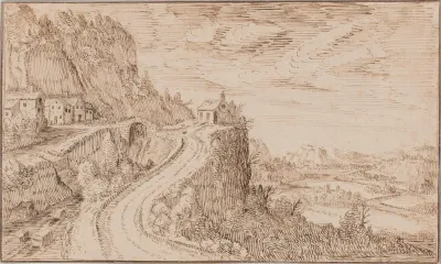 Mountainous Landscape With A Chapel