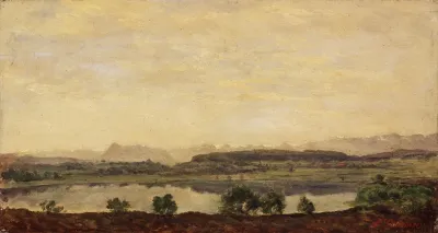 Mountainous Landscape With A Lake 2