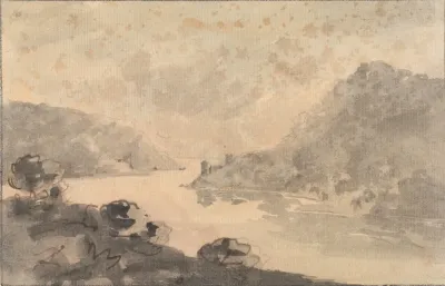 Mountainous Landscape With A River