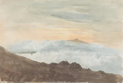 Mountainous Landscape With Clouds