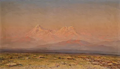 Mountains At Sunset 2