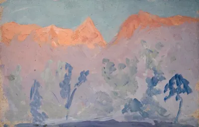 Mountains At Sunset