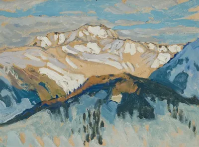 Mountains Study From Switzerland