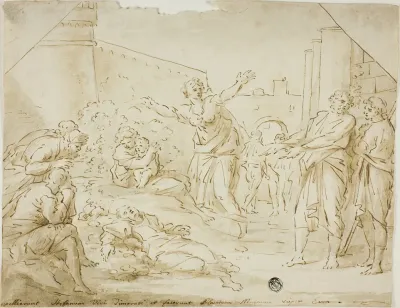 Mourning Over The Body Of Saint Stephen