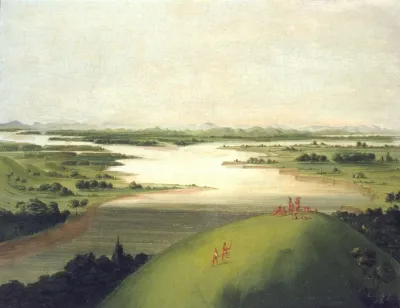 Mouth Of The Platte River 900 Miles Above St Louis