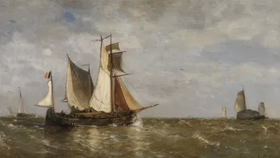 Mouth Of The River Scheldt